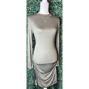 Heart & Hips Olive Long Sleeve Dress